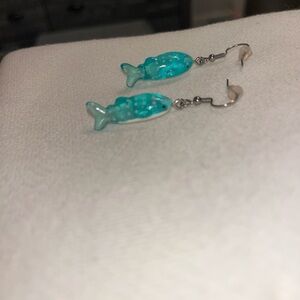Handmade Whale Shark Drop Earrings